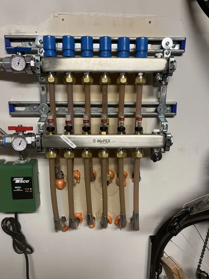 Plumber performing Leak Detection at a residential property in Weston